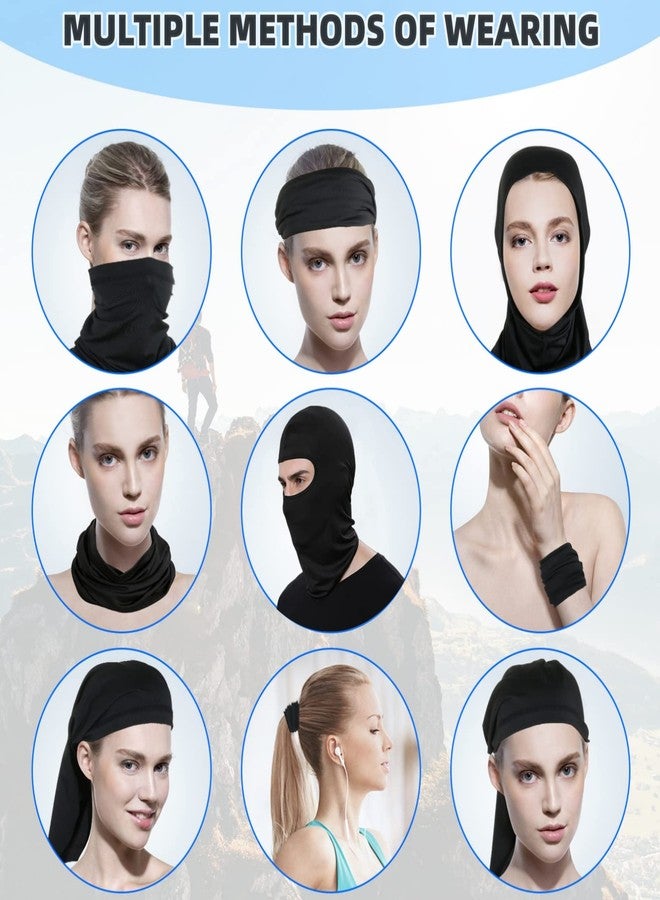 AZORINA Balaclava Face Masks Ski Mask: 6 Pack Full Face Cover Motorcycle Outdoor Protector Scarf Pooh Shiesty Mask for Men Women Black - Image 5